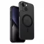 UNIQ LifePro Xtreme Capa com Carregamento Magclick para iPhone 14 Plus/15 Plus 6,7 Polegadas Preto Fumo Gelo