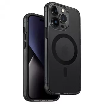 Capa UNIQ LifePro Xtreme MagClick Charging para iPhone 14 Pro Max 6,7 polegadas preto/Smoke Frost