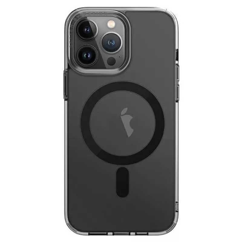 Capa UNIQ LifePro Xtreme MagClick Charging para iPhone 14 Pro Max 6,7 polegadas preto/Smoke Frost