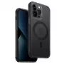Capa UNIQ Combat para iPhone 14 Pro 6,1 polegadas MagClick Charging Concrete Charcoal