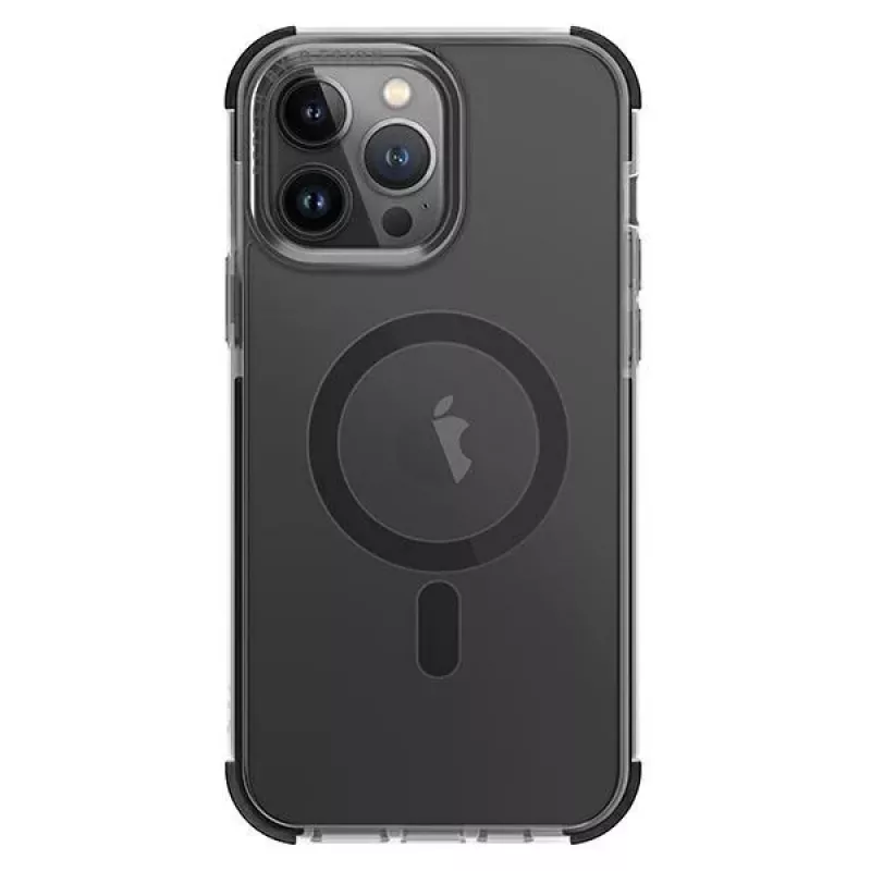 Capa UNIQ Combat para iPhone 14 Pro 6,1 polegadas MagClick Charging Concrete Charcoal