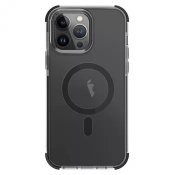 Capa UNIQ Combat para iPhone 14 Pro Max 6,7 polegadas Magclick Charging Concrete Charcoal