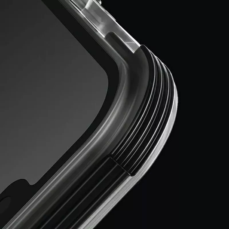 Capa UNIQ Combat para iPhone 14 Pro Max 6,7 polegadas Magclick Charging Concrete Charcoal