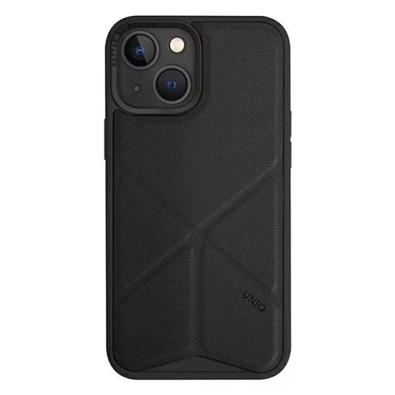 UNIQ Transforma Capa para iPhone 14 Plus / 15 Plus 6,7 Polegadas Carregamento Magclick Preto Ébano