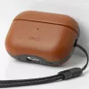 Capa UNIQ Terra em pele genuína para AirPods Pro 2.ª geração (2022/2023) - Toffee Brown