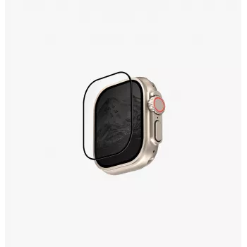 Protetor de ecrã UNIQ Optix Vivid em vidro temperado transparente para Apple Watch Ultra 49mm com aplicador