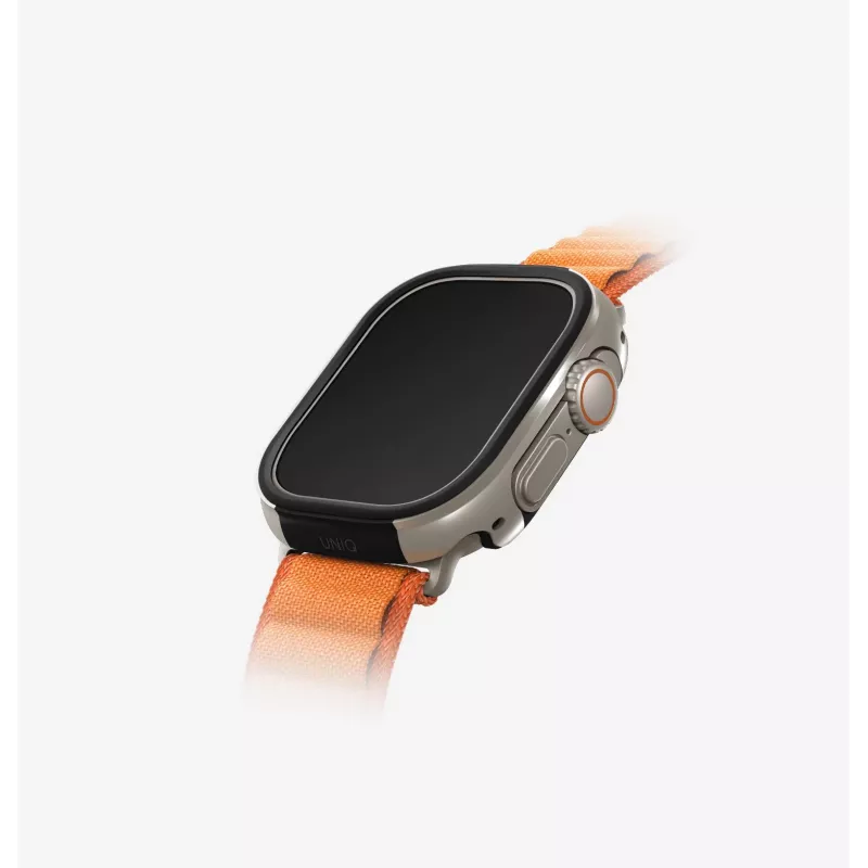 UNIQ Valencia Capa Protetora para Apple Watch Ultra / Ultra 2 / Ultra 3 49mm, Preto Meia-Noite