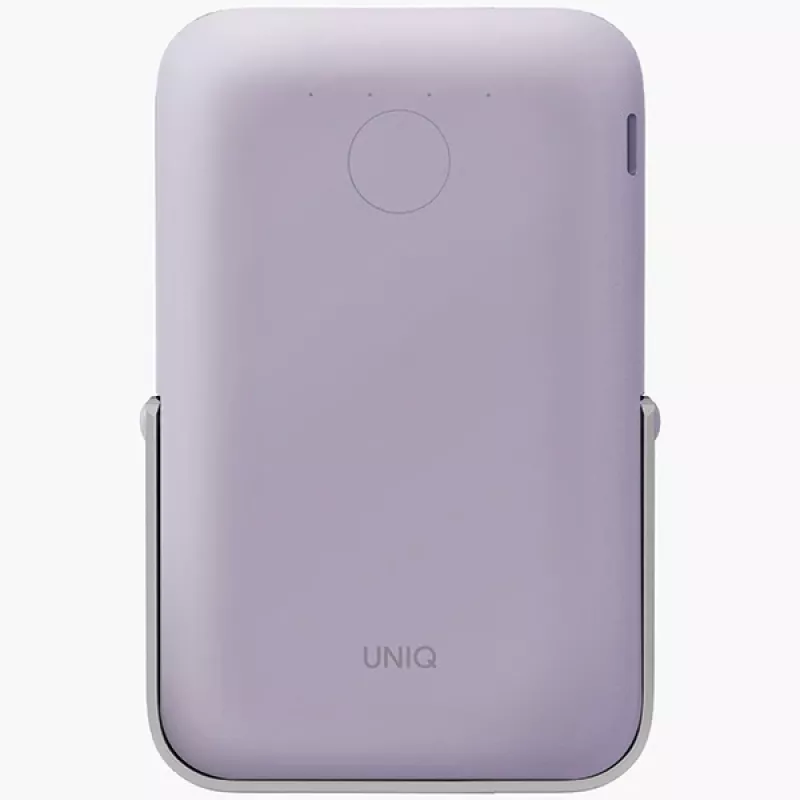 Powerbank UNIQ Hoveo 5000mAh USB-C 20W PD Fast Charge Wireless Magnetic Lilac Lavender