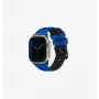 Pulseira Desportiva Airosoft em Silicone UNIQ Linus para Apple Watch Series 1/2/3/4/5/6/7/8/9/SE/SE2/SE3/Ultra/Ultra 2/Ultra 3 42/44/45/49mm Racing Blue