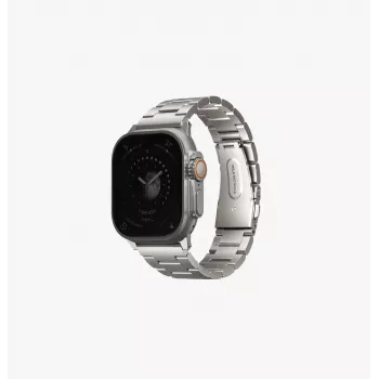 UNIQ Osta Bracelete para Apple Watch 42/44/45/49mm Aço inoxidável Prateado/Prateado titânio