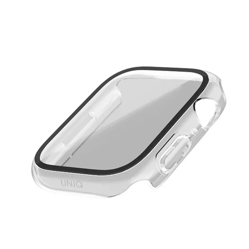 Capa UNIQ Nautic para Apple Watch Series 7/8/9 41mm Clear/Dove