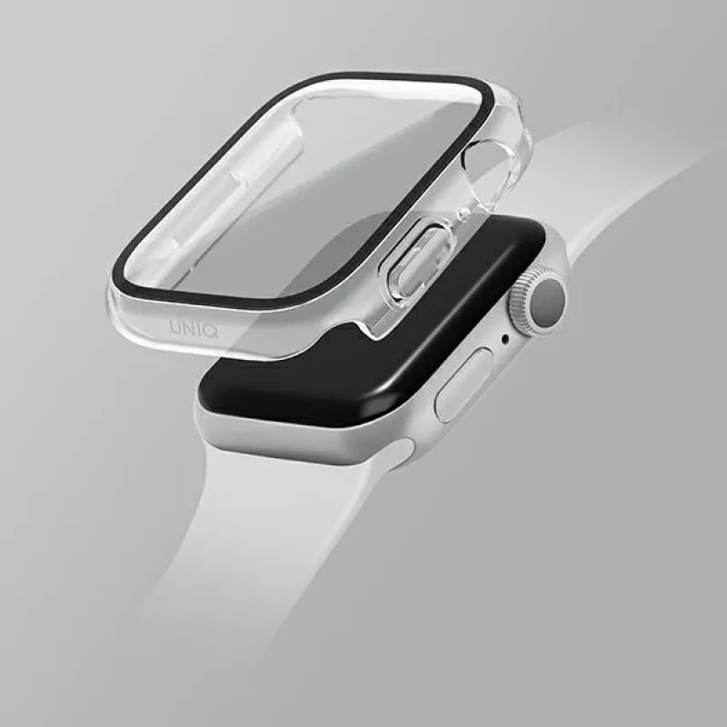 Capa Protetora UNIQ Nautic para Apple Watch Series 7/8/9 45mm, Transparente