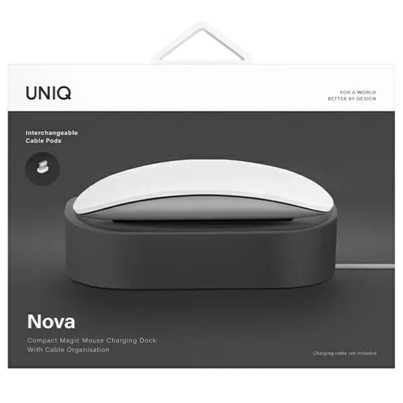 Base de Carregamento UNIQ Nova para Magic Mouse - Cinzento Escuro