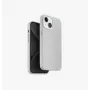 Capa com Carregamento Magclick UNIQ Lino Hue para iPhone 15/14/13 6,1 polegadas - Cinzento Giz