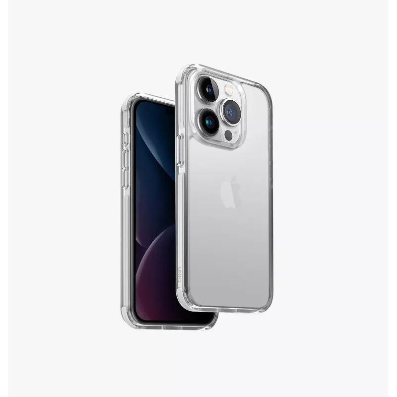 UNIQ Combat Capa para Apple iPhone 15 Pro 6,1 Polegadas Preto Carbono