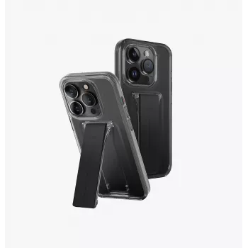 Capa com Suporte UNIQ Heldro Mount para iPhone 15 Pro 6,1 polegadas - Vapour Smoke