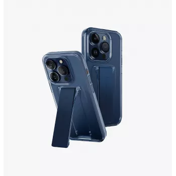 Capa com Suporte UNIQ Heldro Mount para iPhone 15 Pro 6,1 polegadas - Vapour Smoke