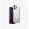 Capa com Carregamento Magclick UNIQ LifePro Xtreme para iPhone 15 Pro Max 6,7 polegadas Frost Clear