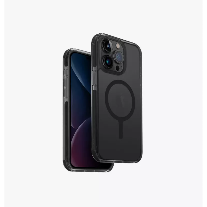 Capa UNIQ Combat para iPhone 15 Pro Max 6,7 polegadas com Carregamento MagClick Branco