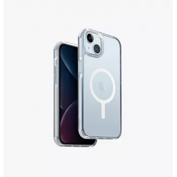 Capa UNIQ Combat para iPhone 15 Plus / 14 Plus 6,7 polegadas com Carregamento Magclick Branco