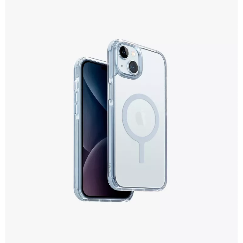 Capa UNIQ Combat para iPhone 15 Plus / 14 Plus 6,7 polegadas com Carregamento Magclick Branco