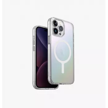 Capa UNIQ LifePro Xtreme para iPhone 15 Pro Max 6,7 polegadas com Carregamento MagClick Lucent Blue