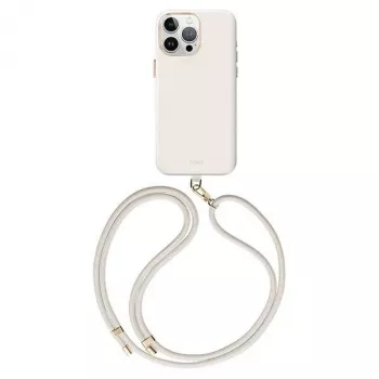 UNIQ Coehl Capa Creme para iPhone 15 Pro 6,1 polegadas com carregamento magnético Marfim