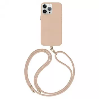 UNIQ Coehl Capa Muse com carregamento magnético para Apple iPhone 15 Pro Max 6,7 polegadas - Dusty Nude