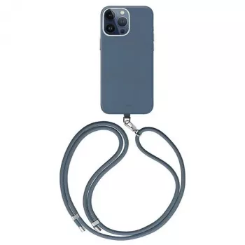 UNIQ Coehl Capa Muse para Apple iPhone 15 Pro Max 6,7 polegadas carregamento magnético Azul-safira