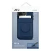 UNIQ Flixa Carteira magnética com suporte para MagSafe série iPhone 12-15, Azul-marinho