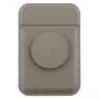 UNIQ Flixa Carteira Magnética para Cartões com Suporte Flint Grey MagSafe
