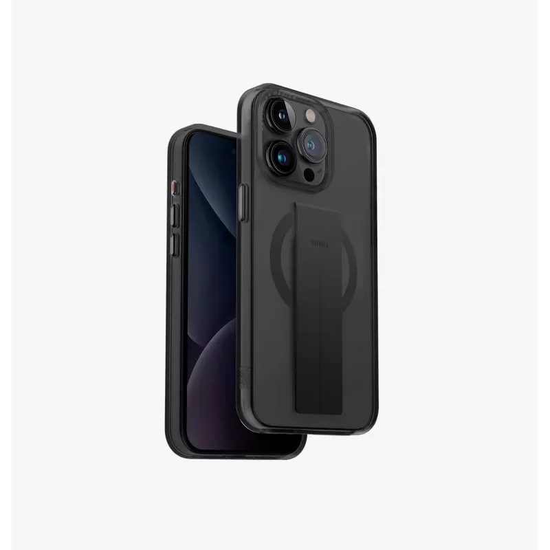 UNIQ Heldro Mag Capa com carregamento MagClick para iPhone 15 Pro 6,1 polegadas Lucent Clear