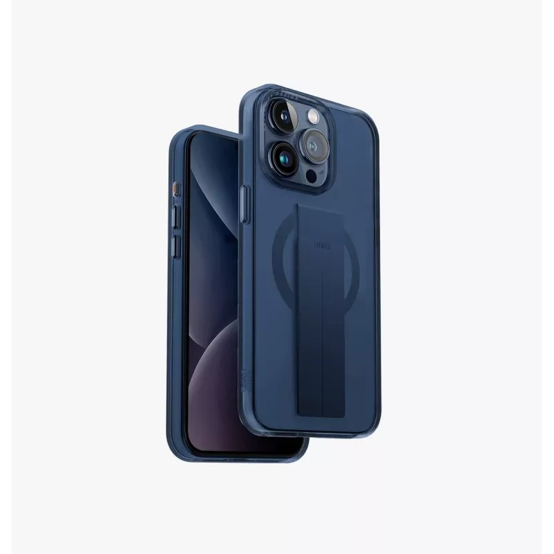 UNIQ Heldro Mag Capa com carregamento MagClick para iPhone 15 Pro 6,1 polegadas Lucent Clear