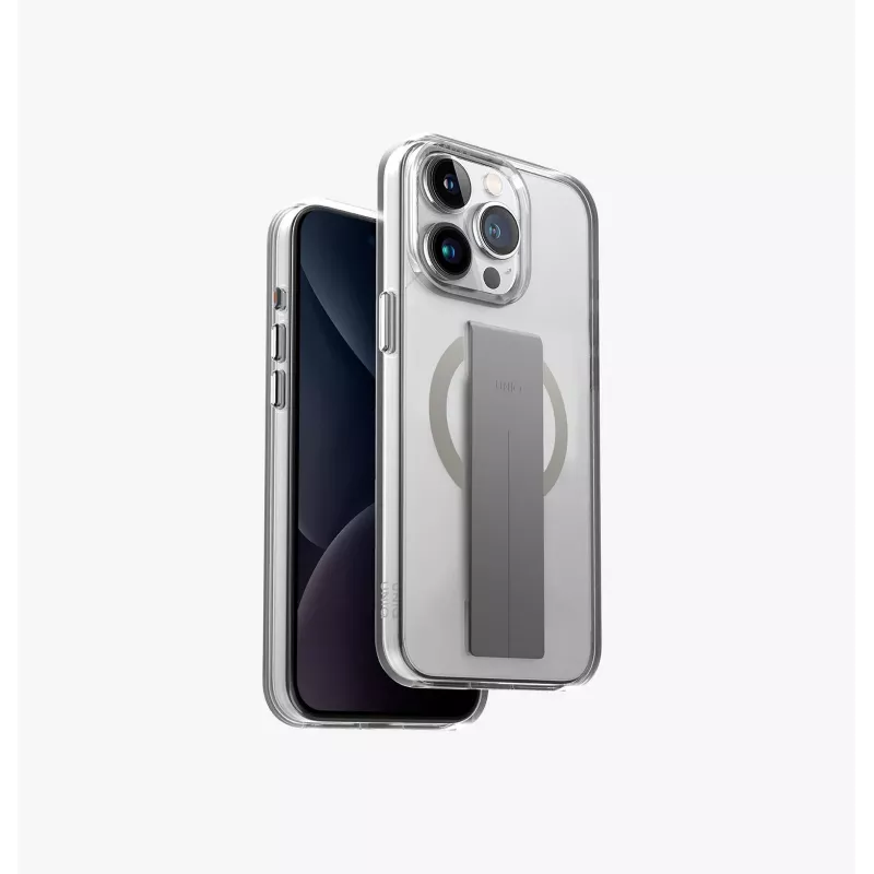 UNIQ Heldro Mag Capa para iPhone 15 Pro Max 6,7 polegadas carregamento MagClick Ultramarin Tiefblau