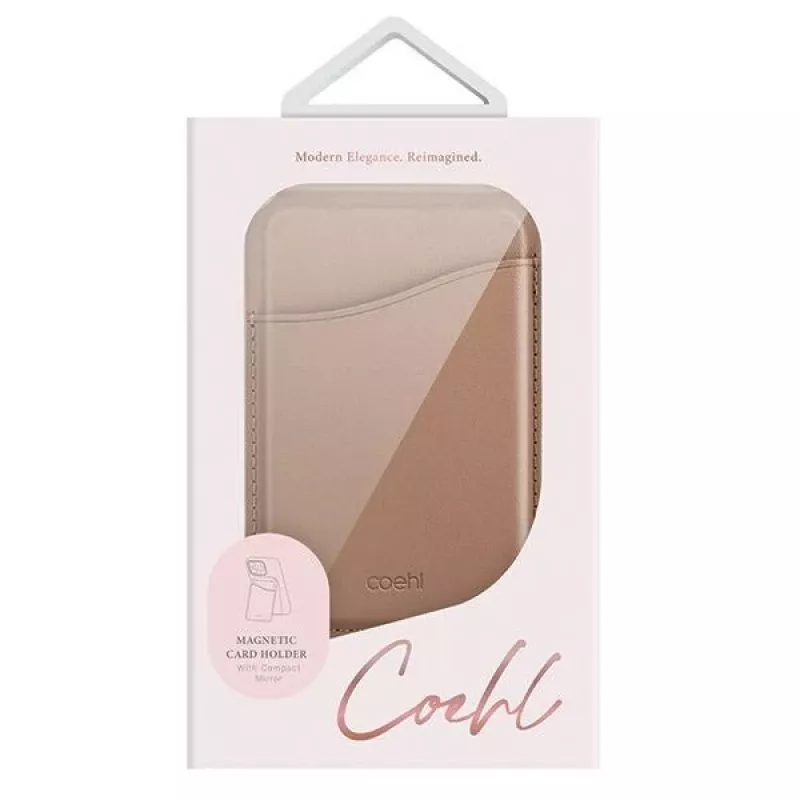 UNIQ Coehl Esme Carteira magnética com espelho e suporte Dusty Nude