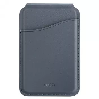 UNIQ Coehl Esme Carteira Magnética com Espelho e Suporte para Apple iPhone 15 Pro Max, Sapphire Blue