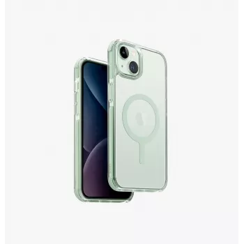 UNIQ Combat Capa para iPhone 15 Plus / 14 Plus 6,7 polegadas carregamento MagClick Cool Mint