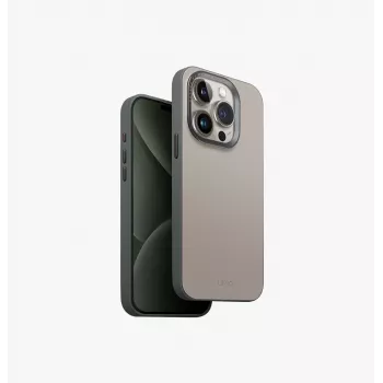 UNIQ Lyden DS Capa com carregamento MagClick para Apple iPhone 15 Pro Max 6,7 polegadas Marfim/Verde-lichen