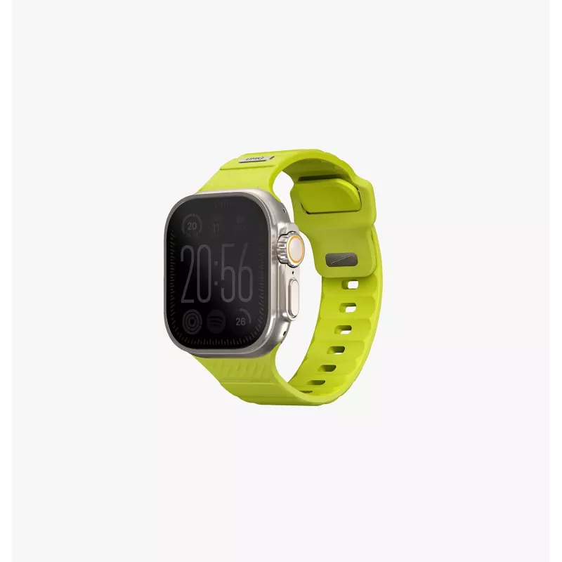 Braçadeira UNIQ Stride para Apple Watch 38/40/41mm FKM Borracha Rosa-claro