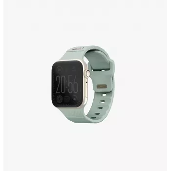 Braçadeira UNIQ Stride para Apple Watch Series 1/2/3/4/5/6/7/8/9/SE/SE2/SE3 38/40/41mm FKM Borracha Iceplant Green