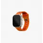 Braçadeira UNIQ Stride para Apple Watch Series 1/2/3/4/5/6/7/8/9/SE/SE2/SE3/Ultra/Ultra 2/Ultra 3 42/44/45/49mm FKM Borracha Volt Orange