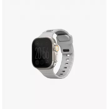 Braçadeira UNIQ Stride para Apple Watch 42/44/45/49mm FKM Borracha Cinzento-giz
