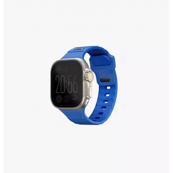 Braçadeira UNIQ Stride para Apple Watch 42/44/45/49mm FKM Borracha Azul-cobalto