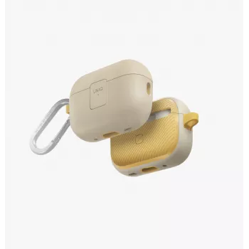 Capa UNIQ Clyde Lock para AirPods Pro 2 (2022/2023) - Ivory/Canary Yellow