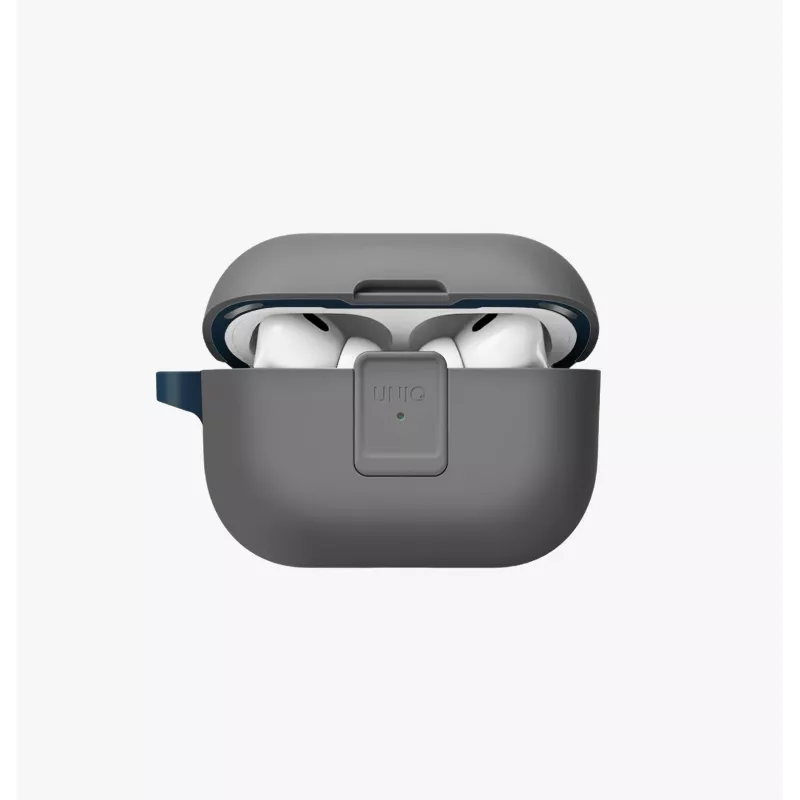 Capa UNIQ Clyde Lock para AirPods Pro 2 (2022/2023) - Cinzento-giz / Azul-marinho