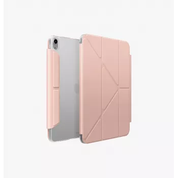 Capa tipo carteira UNIQ Camden Click para iPad Air 11 polegadas (M2, 2024) / iPad Air 10,9 polegadas (2022/2020) - Blush Pink