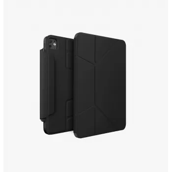 Capa tipo carteira UNIQ Ryze 360 para iPad Pro 11 polegadas M4 2024 / M5 2025, Preto-meia-noite