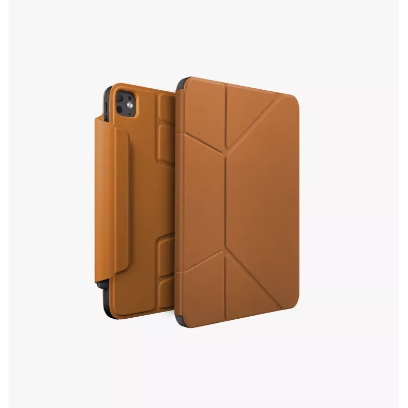 Capa tipo carteira UNIQ Ryze 360 para iPad Pro 11 polegadas M4 2024 / M5 2025, Preto-meia-noite