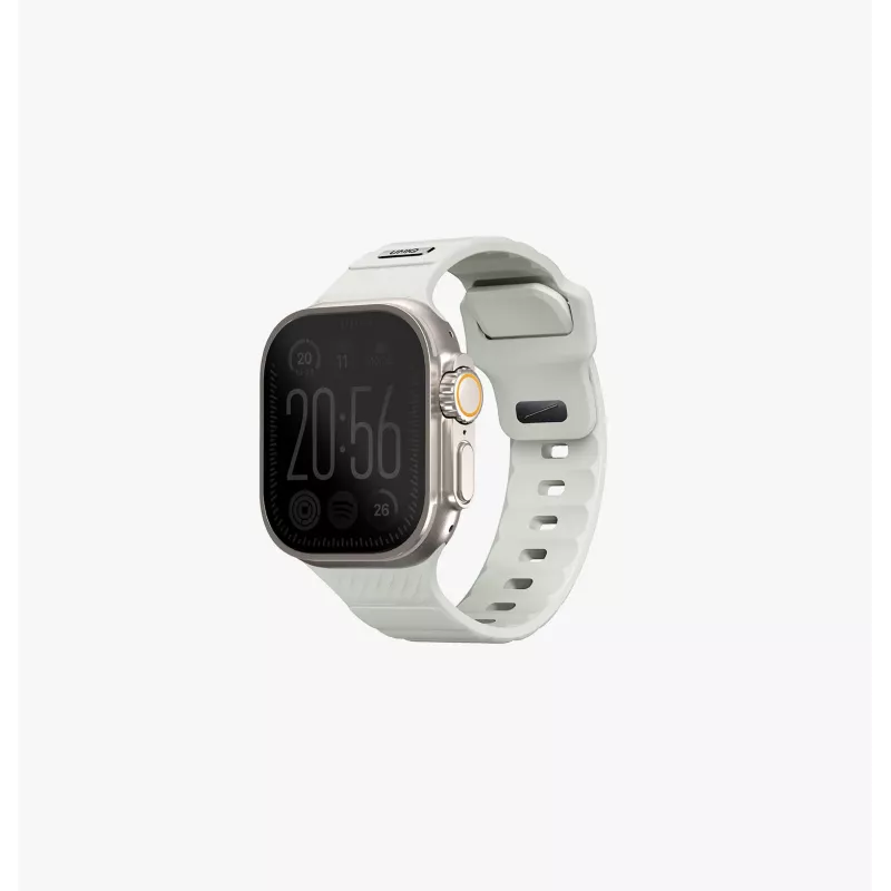 Braçadeira UNIQ Stride SE para Apple Watch 42/41/40mm FKM Borracha Lume Midnight Green