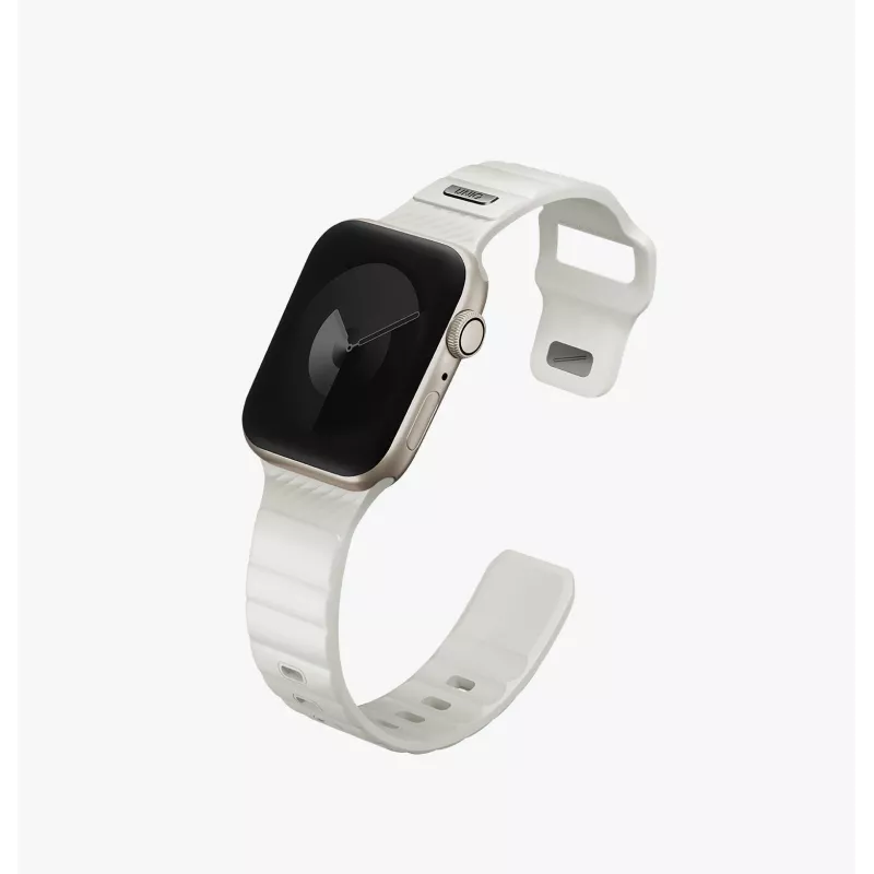 Braçadeira UNIQ Stride SE para Apple Watch 42/41/40mm FKM Borracha Lume Midnight Green